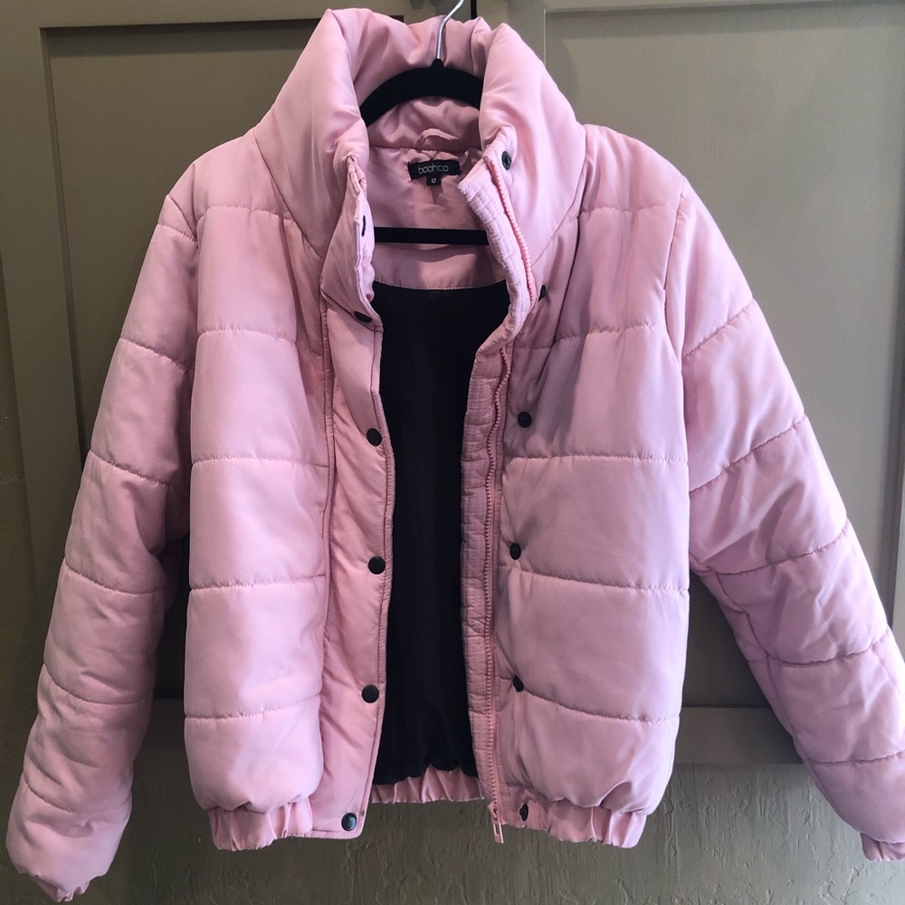 Pink Puffer Jacket